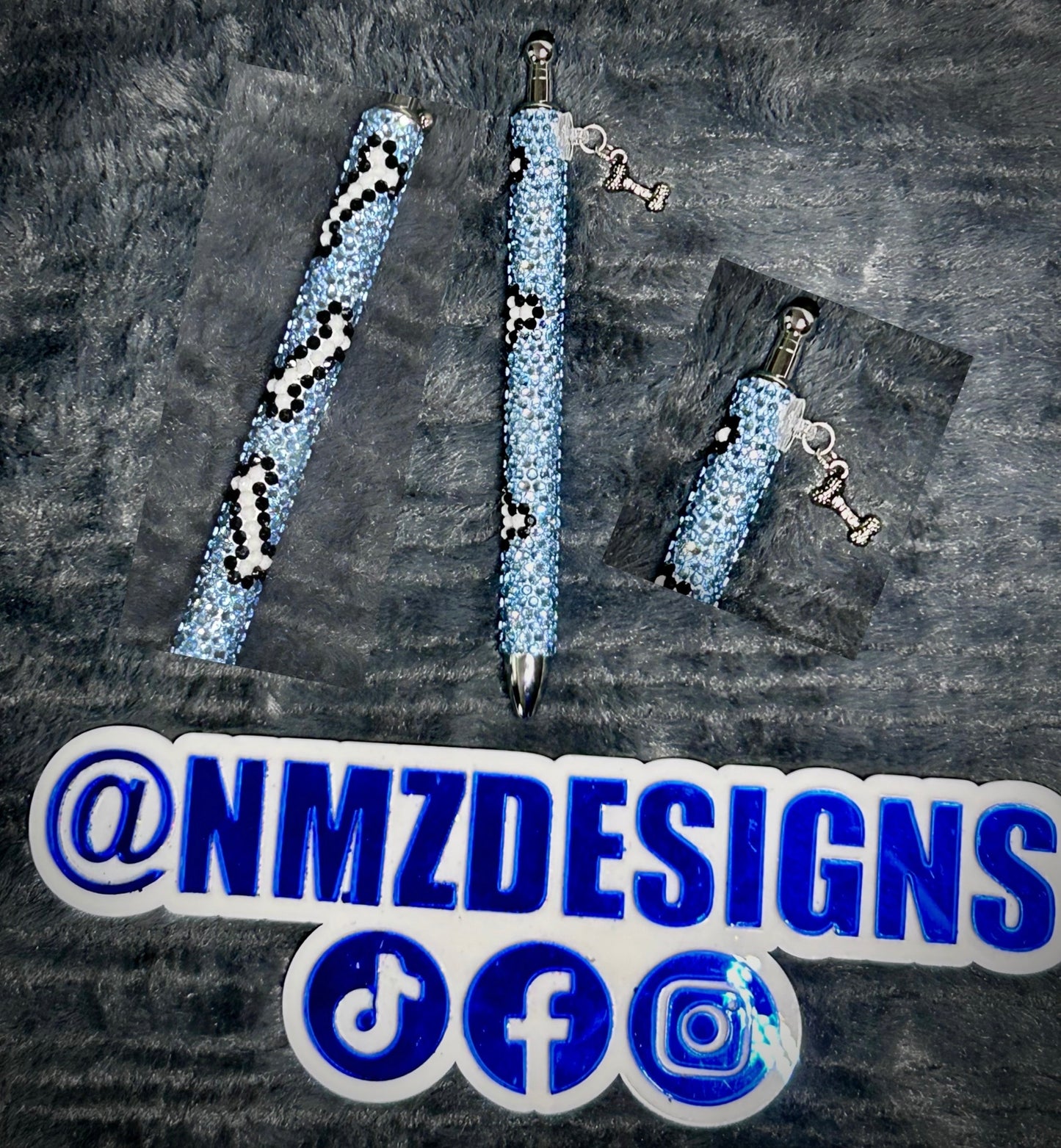 Rhinestone Pen with designs