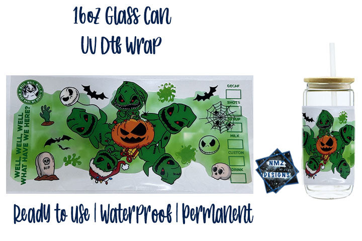 Green Monster Coffee Halloween UVDTF