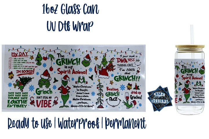 Green Spirit Animal UVDTF