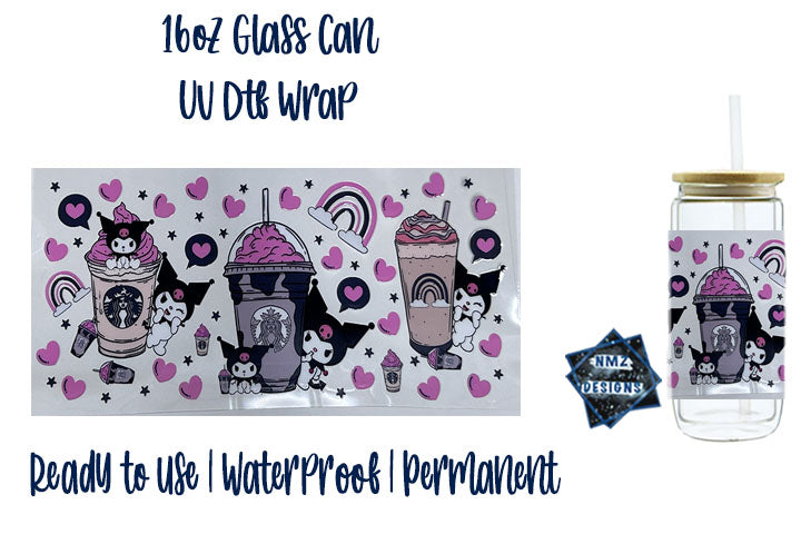 HK Friends Coffee UVDTF