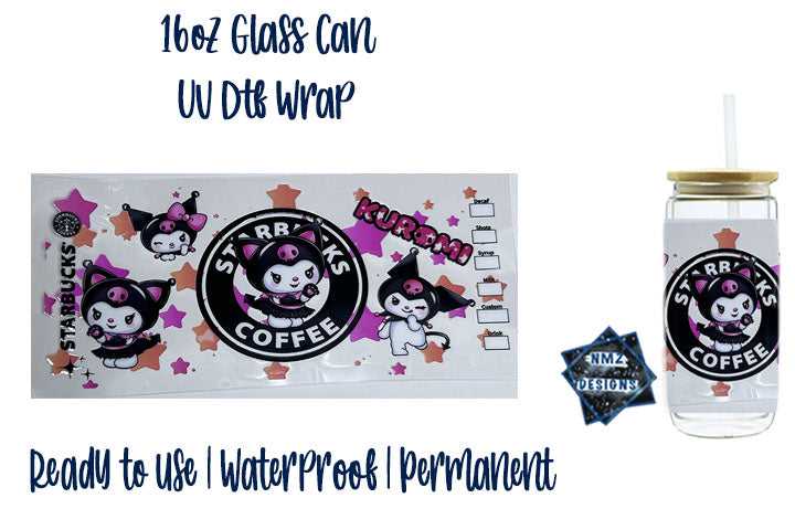 HK Friends Coffee UVDTF