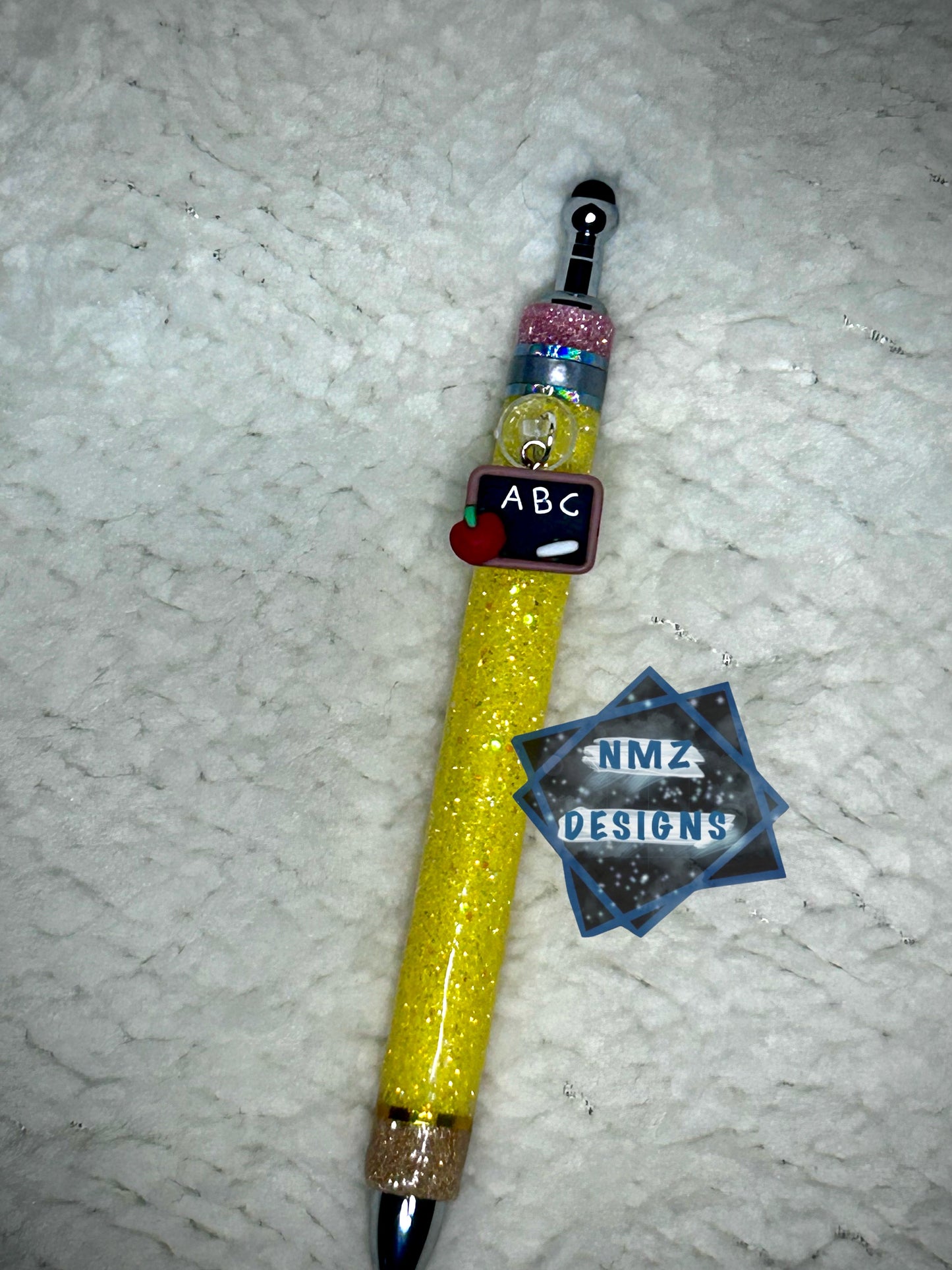 Glitter Pens with designs