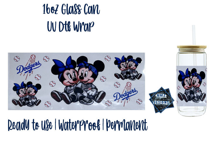 MM Baseball Dodger UVDTF