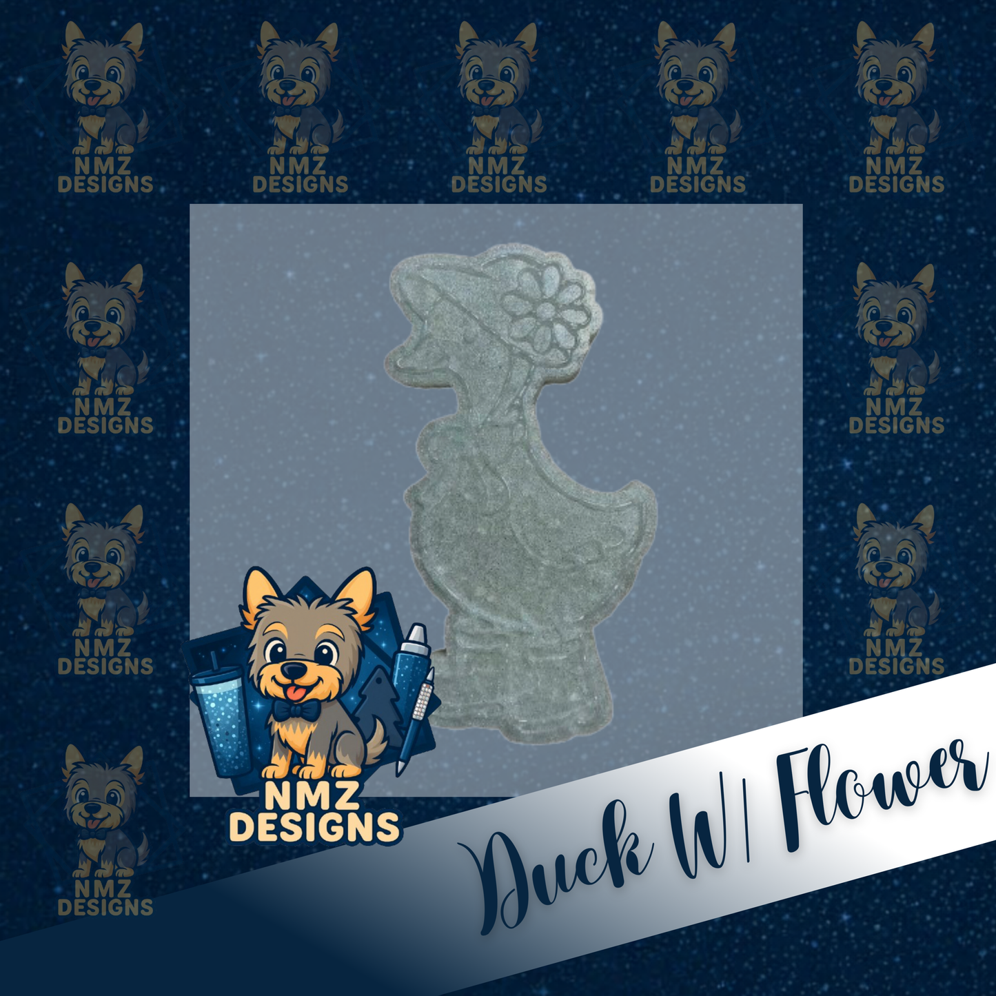 Duck with Flower