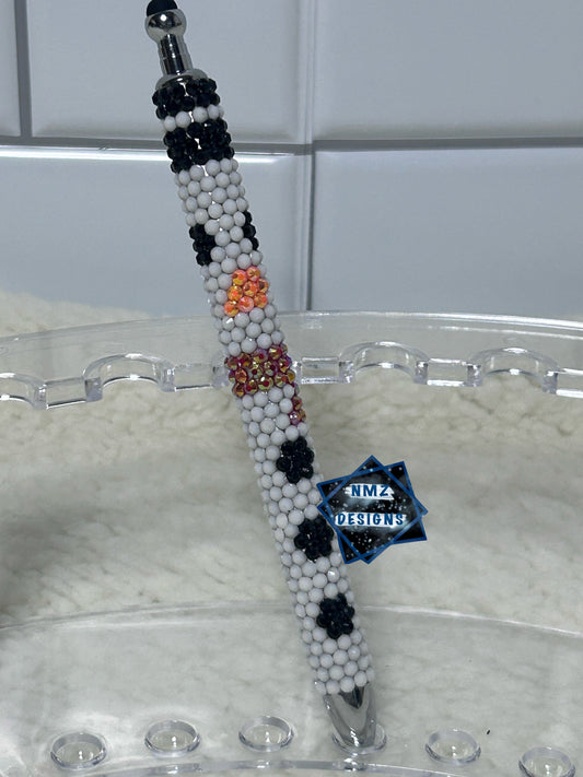 Rhinestone Snowman Pen